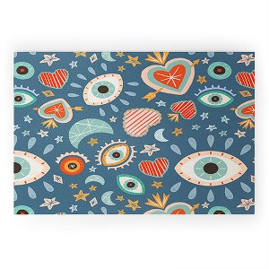 Carey Copeland Written in the Stars Milagros Looped Vinyl Welcome Mat - Society6 - 1 of 2
