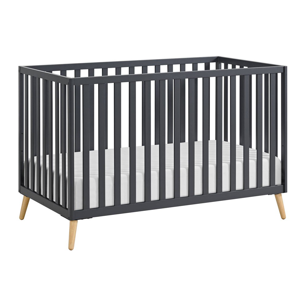 Photos - Cot Oxford Baby Cozy Nest 3-In-1 Island Crib - Midnight Slate