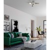 Progress Lighting Cornett 3-Light Flush Mount, Brushed Nickel, Metal Reflector Shades - 2 of 3