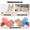 Unique Bargains Bath Massage Pad Back Scrubber Back Brush Exfoliate Feet Scrubber with Suction Cups TPR 2 Pcs - 2 of 4