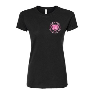 Women's - Barbie - Campus Club Fitted Graphic T-Shirt - 1 of 3