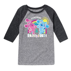 Boys' - Blue's Clues & You! - Sunshine and Rainbows Raglan Graphic T-Shirt - 1 of 3