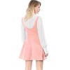 INSPIRE CHIC Women's Button Overalls Pinafore Suspenders Skirt - 4 of 4