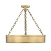 Anders 3-Light LED Semi-Flush Mount Ceiling Light - Polished Nickel, Damp Rated, 7600 Lumens - 4 of 4