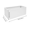 YIYIBYUS Rectangular Planter Box, 38*15*15in Outdoor Modern Planter - 4 of 4
