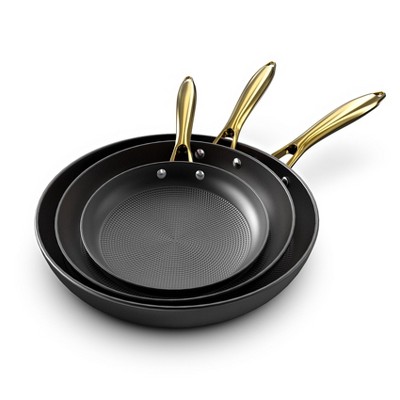 imarku Cast Iron Skillets, Non Stick Frying Pans 2Pcs - 10 inch & 12 Inch Frying Pan Set, Long Lasting Nonstick, Professional Nonstick Frying Pan