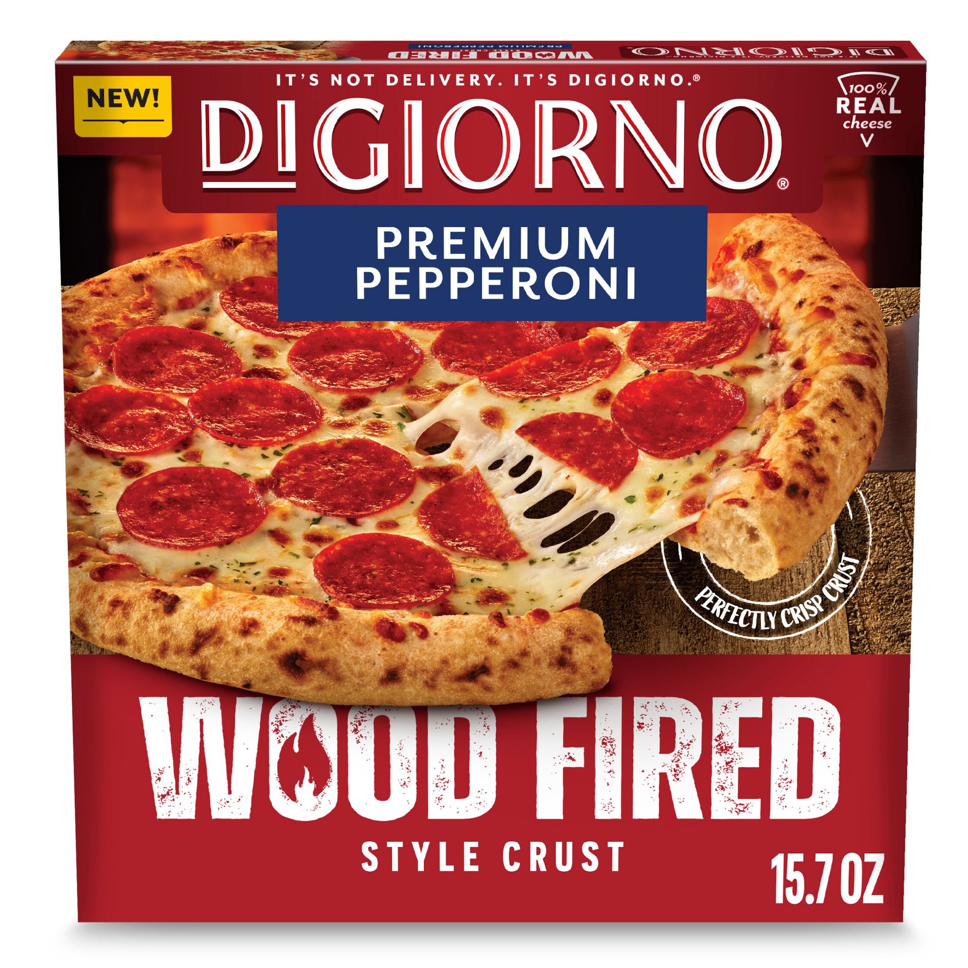 DiGiorno Wood Fired Pepperoni Frozen Pizza - 15.7oz