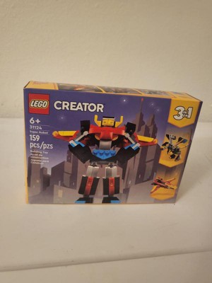 Lego Creator 3 In 1 Super Robot, Dragon, Jet Plane Toy 31124 : Target