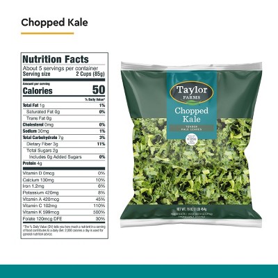 Taylor Farms Chopped Kale Juicing Greens - 16oz