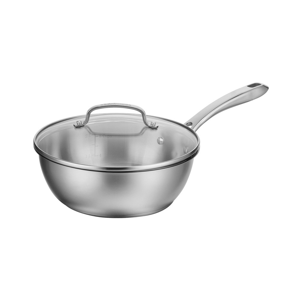 Cuisinart 635-24 Chefs Classic Nonstick Hard-Anodized 3-Quart Chefs Pan with Cover 
