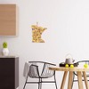 Totally Bamboo Minnesota Fish Kiss Cutting Board: Lightweight Bamboo, Multicolored, 11.75" x 13.25", Hand Wash - 3 of 4
