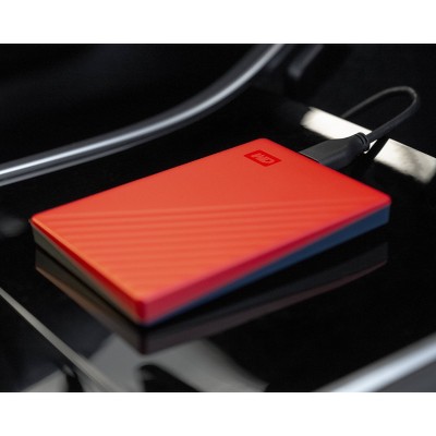 Western Digital My Passport 5TB USB 3.2 (Gen 1 Type-A) 2.5&#34; Portable External Hard Drive - Red_4