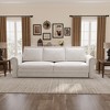 KWPZQEB 93.7" Convertible Sleeper Sofa Bed, 3-in-1 Pull Out Couch Bed with Nailhead Trim & Rolled Arm, Velvet Pull Out Sofa Bed for Living Room, Beige - 4 of 4