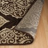 Traditional Damask Medallion Indoor Area Rug or Runner by Blue Nile Mills - 3 of 4