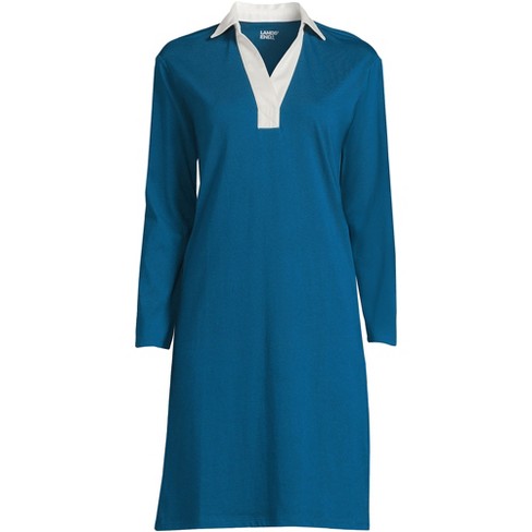 Women's Supima Cotton 3/4 Sleeve Polo Dress