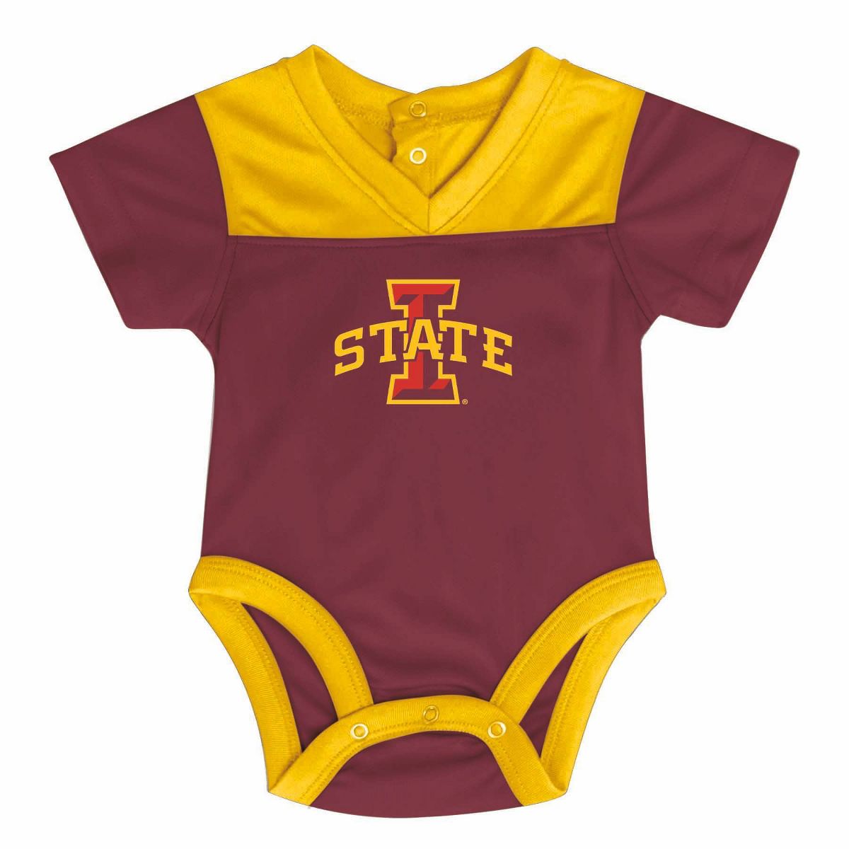 NCAA Iowa State Cyclones Newborn 2pk Jersey Bodysuit - thumbnail 2