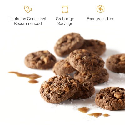 Munchkin Lactation Cookie Bites - Chocolate Salted Caramel - 15oz/10ct: Whole Grain