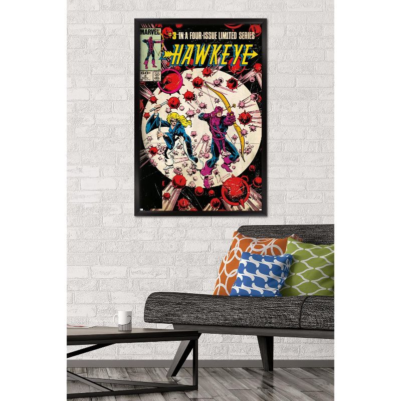 Trends International Marvel Comics - Hawkeye - Cover Art Framed Wall Poster Prints, 2 of 7