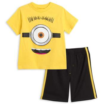 Despicable Me Minions Baby T-Shirt and Shorts Outfit Set Infant