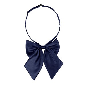 INSPIRE CHIC Women's Pre-Tied Bowknot Solid Color Ribbon Bow Ties - 1 of 4