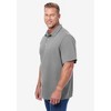 KingSize Men's Big & Tall Lightweight Stretch Mesh Pique Polo - 4 of 4