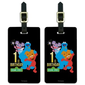 Sesame Street Sesame Street 1st Birthday Luggage ID Tags Set of 2 - 1 of 4