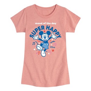 Girls' - Disney - Mickey & Friends Fitted Short Sleeve Graphic T-Shirt - 1 of 4