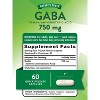 Nature's Truth GABA 750mg Capsules | 60 Count | Gamma Aminobutyric Acid Supplement | Non-GMO & Gluten Free Supplement - 2 of 4