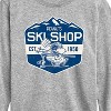 Boys' - Peanuts - Snoopy and Woodstock Ski Shop Long Sleeve Graphic T-Shirt - 2 of 4