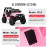 12V Kids Ride On Truck Car - 2 Speeds, Spring Suspension, Remote Control, LED Lights, MP3 Player, Safety Belt - 4 of 4
