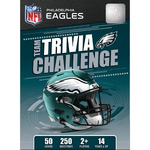 MasterPieces Officially Licensed NFL Philadelphia Eagles Trivia Challenge Card Game - 1 of 4