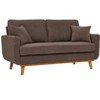 Racxily Modern Corduroy Sofa, 2 Seat Couch, Wooden Frame Loveseat for Living room, Apartment - 2 of 4