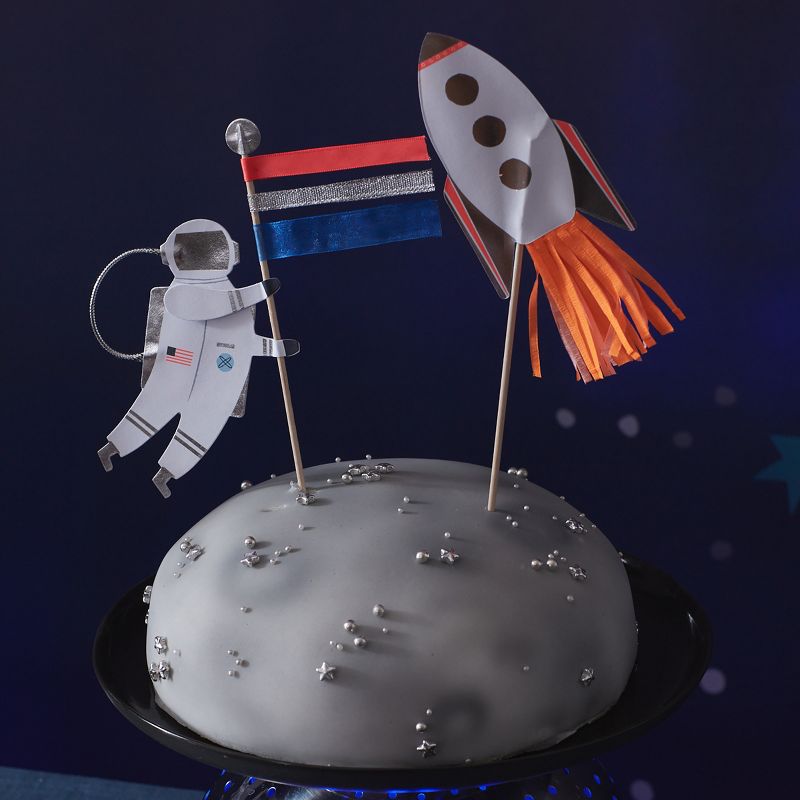 Meri Meri Space Cake Toppers (Pack of 2), 2 of 6