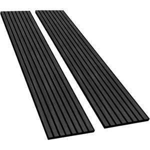 Wood Slat Wall Panel - 2 PCS Slat Wall Paneling, Natural Wood Veneer Sound Dampening Wall Panels - Wood Panels for Wall 12.6" W x 94.5" L - 1 of 4