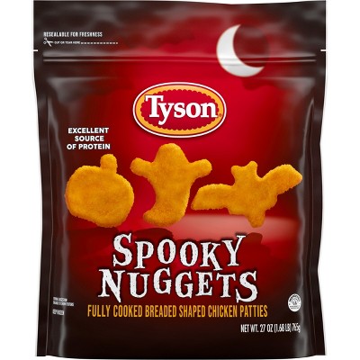 Tyson All Natural White Meat Boneless Spooky Nuggets - Frozen - 27oz