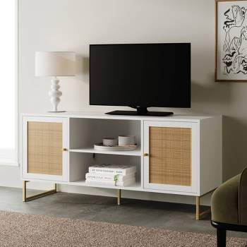 Mueble TV bajo dos puertas y tres cajones 160cm KRATOS - Tienda New Decor