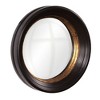 Howard Elliott 25" Rex Convex Accent Wall Mirror Brown: Modern Grooved Edge, Polyurethane Frame, Wall Mount - 3 of 4