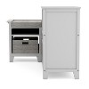 Martha Stewart Kids' Corner Reading Nook: Children's Bedroom Storage, Reading Bench with Cube Toy Storage Organizer - 4 of 4
