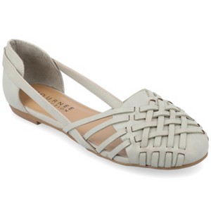 Journee Women's Ekko Medium and Wide Width Flat Sandals - 1 of 4