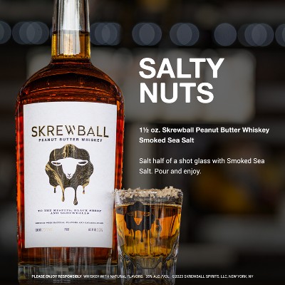 Skrewball Peanut Butter Flavored Whiskey - 50ml Bottle