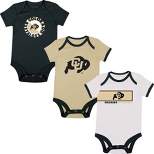 NCAA Colorado Buffaloes Infant Boys' 3pk Bodysuit