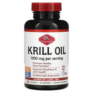 Olympian Labs Krill Oil, 120 Softgels - 1 of 4