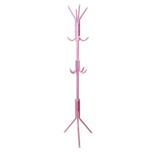 Unique Bargains Coat Clothes Jacket Hat Rack Umbrella Stand Metal Tree Hanger 69" 12 Hooks - 1 of 4