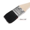 Unique Bargains Bristle Wall Treatment Tool Paint Brush with Long Wood Handle 4 Pcs - 3 of 4