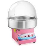 Olde Midway Cotton Candy Machine with Bubble Shield, Tabletop Electric Candy Floss Maker