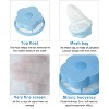 10pcs Plum-shaped Washing Machine Hair Removal Mesh Filter Bag Floating Style Washing Machine Filtration Bag, Random Color Delivery(Pink) - 3 of 4