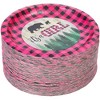 Sparkle and Bash 80-Pack It's a Girl Party Supplies, Pink Buffalo Plaid Disposable Plates Baby Shower, Gender Reveal - 4 of 4