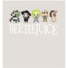 Beetlejuice Chibi Character Line-Up Adult Long Sleeve Hoodie - 2 of 2