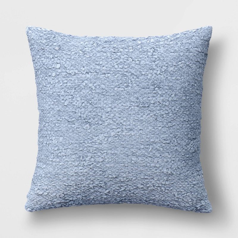 Woven Cotton Textured Square Throw Pillow - Threshold™, 1 of 8