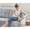 AMERLIFE Sleeper Sofa with USB Charging Port, Cup Holders& Storage Chaise - 3 of 4